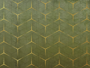 FAB-02 GOLD - Glass-fibre wall tiles / wallpaper - Wall tile-stone-brick by MOMENTI