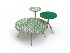 POIROT ST-01/02/03 - Round metal coffee table - Coffee table by MOMENTI
