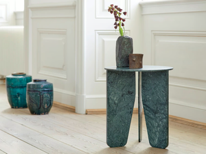 CUT - 30 Years Limited Edition - Round Green Guatemala marble coffee table - Coffee table by MORE
