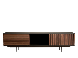 HARRI - Wood veneer sideboard - Cabinet by MORE