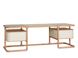 ISABEL - Rectangular wooden writing desk - Desk by Morelato