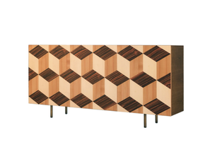VERONESE - Ash sideboard with doors - Cabinet by Morelato