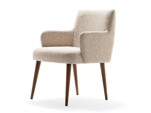 CHEVY - Upholstered fabric chair with armrests - Chair by Morgan