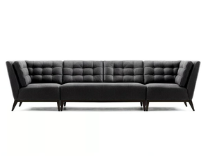 HAMPTON - Tufted modular fabric sofa - Sofa by Morgan