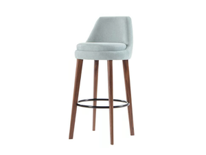 PIMLICO - Fabric barstool with footrest - Stool by Morgan