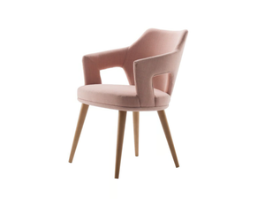 PORTO - Fabric chair with armrests - Chair by Morgan