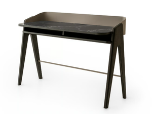 BAVERO - Wood and glass secretary desk - Desk by Morica Design