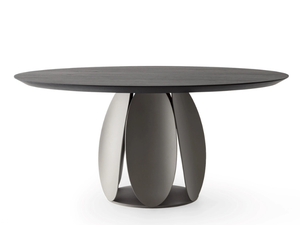 TULIPANO - MDF dining table with metal base - Table by Morica Design