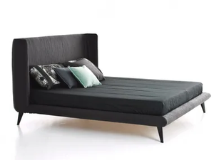 GIMME SHELTER - Fabric double bed - Bed frame by Moroso