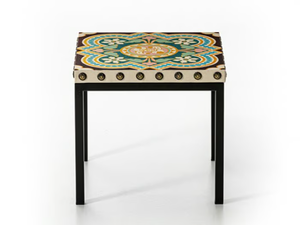 NOT A HAREM - Square steel coffee table for living room - Coffee table by Moroso