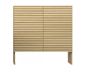 ROWS - Highboard with doors - Door by Moroso