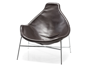 TIA MARIA - Leather armchair - Armchair by Moroso