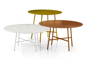 TIA MARIA - Round MDF and steel coffee table - Coffee table by Moroso