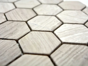 ESAGONI - 5690869 - Marble mosaic - Wall tile-stone-brick by Mosaix