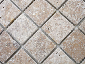 MARMO - 5683564 - Travertine mosaic - Floor tile-stone by Mosaix