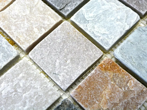 MARMO QUARTZ - Marble mosaic - Wall tile-stone-brick by Mosaix