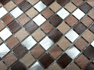 MIX HOT - Aluminium mosaic - Wall tile-stone-brick by Mosaix