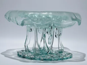 ABISSI - Glass centerpiece / sculpture - Styling by Mosche Bianche