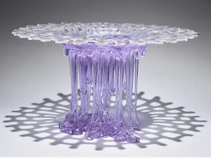 LA VIE EN ROSE - Glass sculpture / centerpiece - Styling by Mosche Bianche