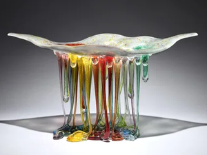 RAINBOW - Glass sculpture / centerpiece - Styling by Mosche Bianche