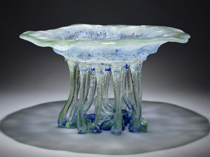 REAL JELLYFISH - Glass sculpture / centerpiece - Styling by Mosche Bianche