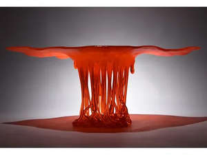 RED SUNSHINE - Glass sculpture / centerpiece - Styling by Mosche Bianche