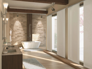 NIPPO - Aluminium panel curtains headrail - Curtain by Mottura