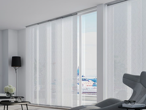 ORIENTE - Aluminium panel curtains headrail - Curtain by Mottura