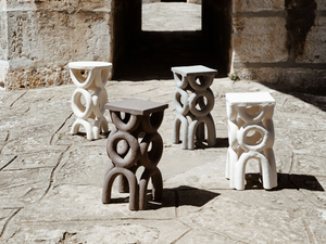 ARCH - Ceramic stool - Stool by MOVIMENTO