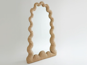 LA CELEBRACIÓN NATURAL - Freestanding framed glass-fibre mirror - Accessories by MOVIMENTO