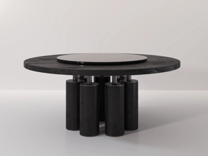 MAMMUTH - Round solid wood table - Table by MOVIMENTO