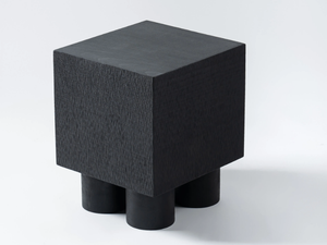 TIME OF ACTION 20-1 - Low wooden stool - Stool by MOVIMENTO