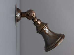 ACCRA - Wall-mounted adjustable brass spotlight - Functional light by mullan lighting