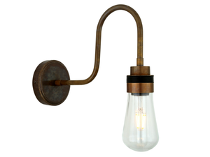 BO Swan Neck - Handmade brass wall lamp for bathroom - Wall lamp by mullan lighting