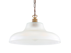 LONDON 40CM PRISMATIC RAILWAY PENDANT - Handmade pendant lamp - Ceiling lamp by mullan lighting