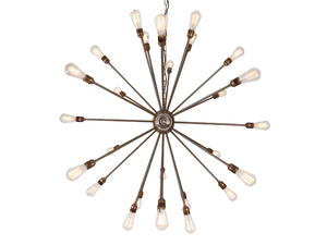 NAGANO - Brass chandelier - Ceiling lamp by mullan lighting