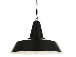 NASSAU INDUSTRIAL FACTORY PENDANT - Handmade brass pendant lamp - Ceiling lamp by mullan lighting