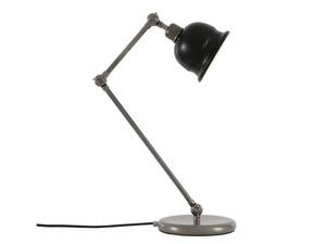 NICO Antique Silver - Adjustable brass table lamp - Table lamp by mullan lighting
