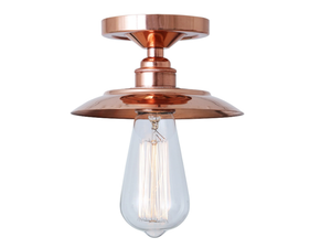 SUVA FLUSH - Handmade copper ceiling lamp - Ceiling lamp by mullan lighting