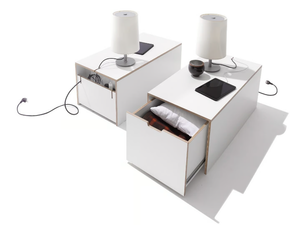 BETTKASTEN 16 - Multi-layer wood bedside table - Side table by Müller Small Living
