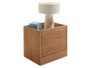 FLAI - Rectangular oak bedside table - Side table by Müller Small Living