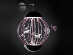 CAGE - LED glass wall lamp - Wall lamp by MULTIFORME