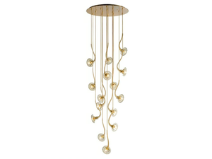 IKEBANA 15 - Blown glass pendant lamp - Ceiling lamp by MULTIFORME