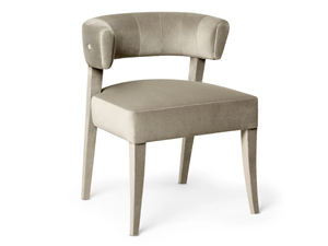 AILEEN - Upholstered velvet chair with armrests - Chair by Munna
