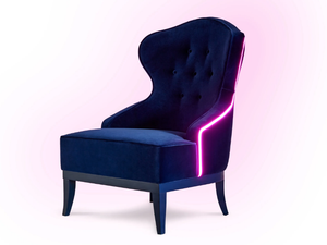 CANDY LIMITED EDITION - Upholstered velvet armchair with armrests - Armchair by Munna