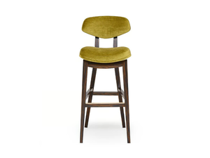 COLEMAN - High chenille stool with back - Stool by Munna