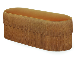 FRINGES - Upholstered velvet bench - Bench by Munna