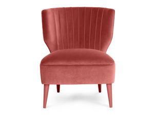 LIPSTICK - Upholstered velvet armchair - Armchair by Munna