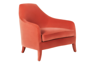 MARGARET - Upholstered fabric armchair with armrests - Armchair by Munna