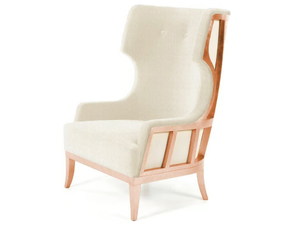 SOFT & CREAMY LIMITED EDITION - Wing wool armchair with armrests - Armchair by Munna